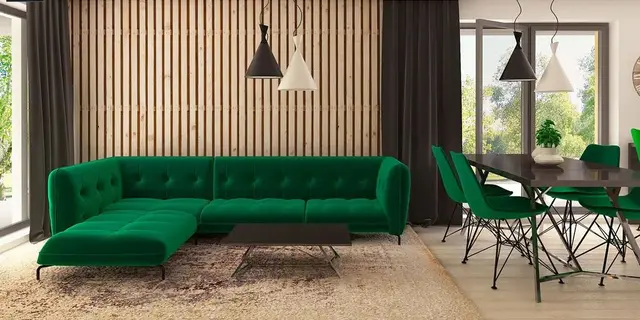 готовый проект дома Z388 B – дизайн интерьера, Одноэтажный дом Н-образной формы, версия проекта дома Z388